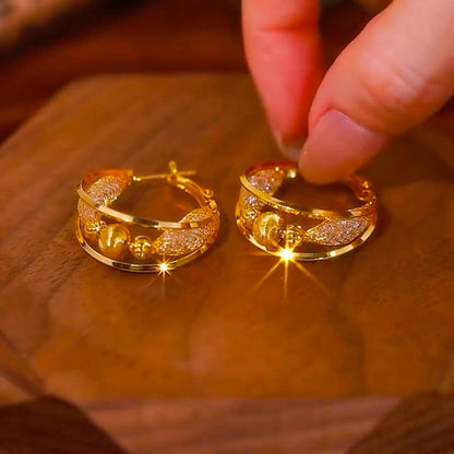 Zarnish Hoops(24k gold plated)